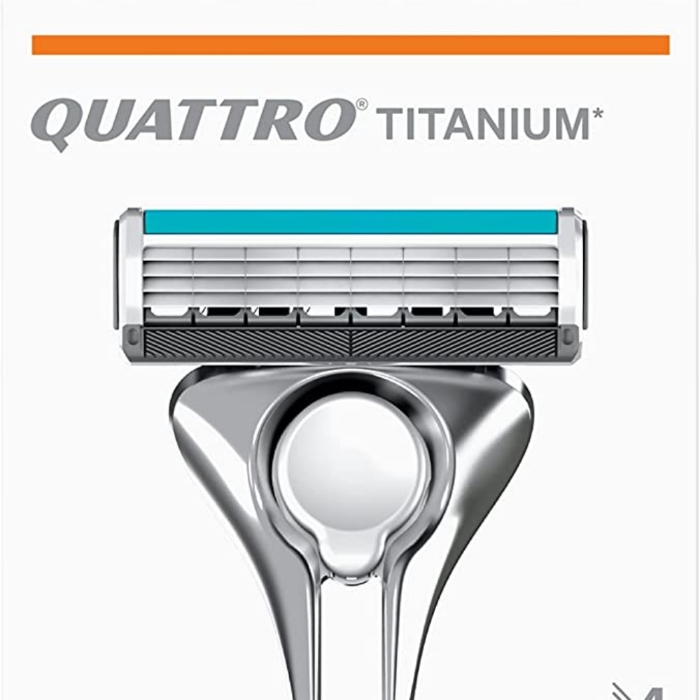 2 NWT Schick Quattro Titanium Razor - Picture 3 of 3
